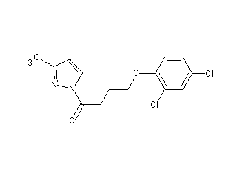 1-[4-(2,4-dichlorophenoxy)butanoyl]-3-methyl-1H-pyrazole