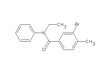 3-bromo-N-ethyl-4-methyl-N-phenylbenzamide 3-bromo-N-ethyl-4-methyl-N-phenylbenzamide