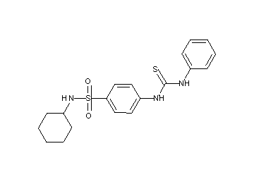 4-[(anilinocarbonothioyl)amino]-N-cyclohexylbenzenesulfonamide