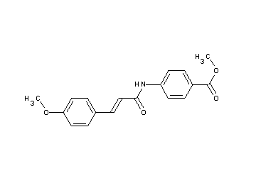 methyl 4-{[3-(4-methoxyphenyl)acryloyl]amino}benzoate