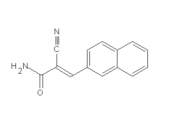 2-cyano-3-(2-naphthyl)acrylamide
