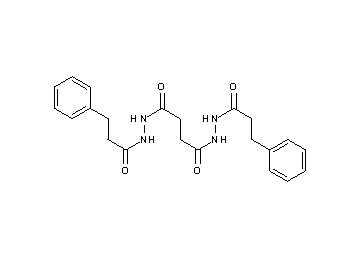 N'1,N'4-bis(3-phenylpropanoyl)succinohydrazide N'1,N'4-bis(3-phenylpropanoyl)succinohydrazide