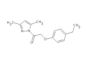 1-[(4-ethylphenoxy)acetyl]-3,5-dimethyl-1H-pyrazole