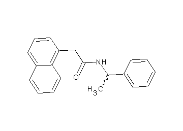 2-(1-naphthyl)-N-(1-phenylethyl)acetamide