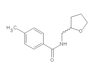 4-methyl-N-(tetrahydro-2-furanylmethyl)benzamide