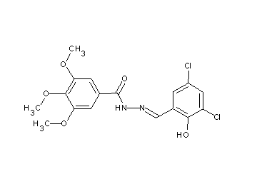 N'-(3,5-dichloro-2-hydroxybenzylidene)-3,4,5-trimethoxybenzohydrazide