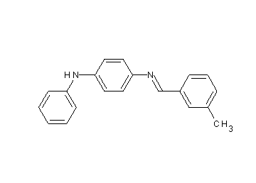 N-(3-methylbenzylidene)-N'-phenyl-1,4-benzenediamine