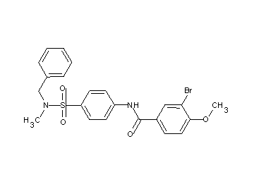 N-(4-{[benzyl(methyl)amino]sulfonyl}phenyl)-3-bromo-4-methoxybenzamide