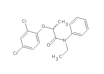 2-(2,4-dichlorophenoxy)-N-ethyl-N-phenylpropanamide 2-(2,4-dichlorophenoxy)-N-ethyl-N-phenylpropanamide
