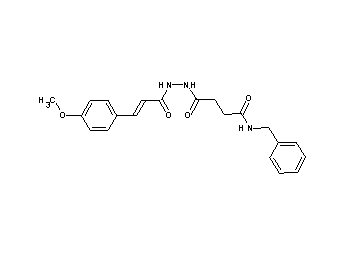 N-benzyl-4-{2-[3-(4-methoxyphenyl)acryloyl]hydrazino}-4-oxobutanamide