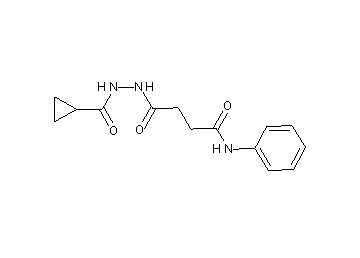 4-[2-(cyclopropylcarbonyl)hydrazino]-4-oxo-N-phenylbutanamide - Click Image to Close
