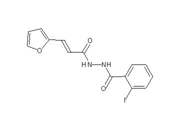 N'-[3-(2-furyl)acryloyl]-2-iodobenzohydrazide