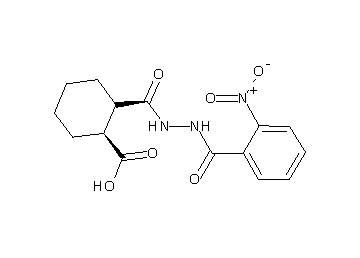 2-{[2-(2-nitrobenzoyl)hydrazino]carbonyl}cyclohexanecarboxylic acid
