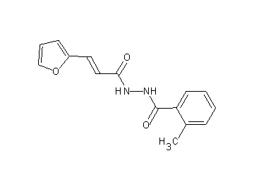 N'-[3-(2-furyl)acryloyl]-2-methylbenzohydrazide