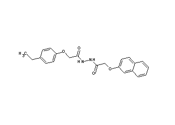2-(4-ethylphenoxy)-N'-[(2-naphthyloxy)acetyl]acetohydrazide