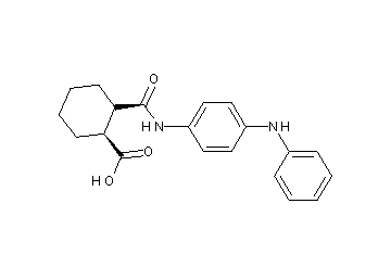 2-{[(4-anilinophenyl)amino]carbonyl}cyclohexanecarboxylic acid