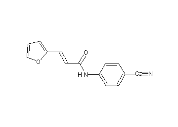 N-(4-cyanophenyl)-3-(2-furyl)acrylamide