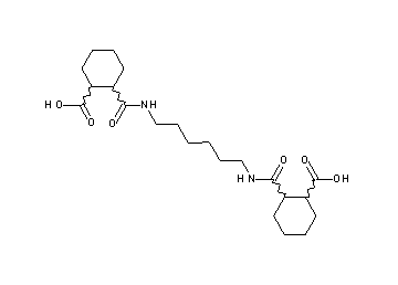 2,2'-[1,6-hexanediylbis(iminocarbonyl)]dicyclohexanecarboxylic acid