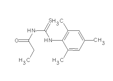 N-[(mesitylamino)carbonothioyl]propanamide