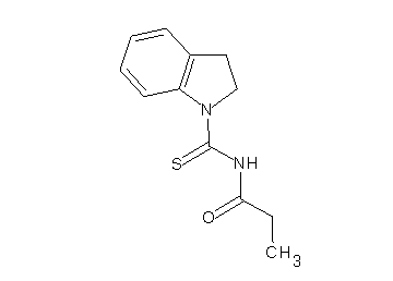 N-(2,3-dihydro-1H-indol-1-ylcarbonothioyl)propanamide