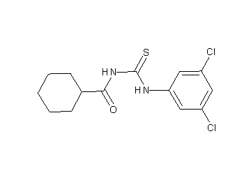 N-{[(3,5-dichlorophenyl)amino]carbonothioyl}cyclohexanecarboxamide