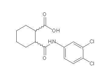 2-{[(3,4-dichlorophenyl)amino]carbonyl}cyclohexanecarboxylic acid