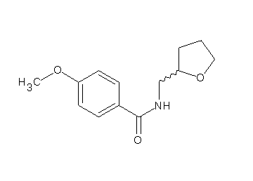 4-methoxy-N-(tetrahydro-2-furanylmethyl)benzamide