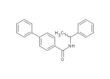 N-(1-phenylethyl)-4-biphenylcarboxamide