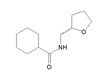 N-(tetrahydro-2-furanylmethyl)cyclohexanecarboxamide