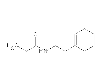 N-[2-(1-cyclohexen-1-yl)ethyl]propanamide