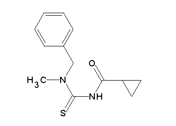 N-{[benzyl(methyl)amino]carbonothioyl}cyclopropanecarboxamide