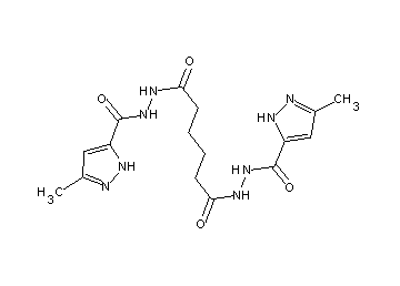 N'1,N'6-bis[(3-methyl-1H-pyrazol-5-yl)carbonyl]hexanedihydrazide