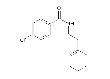 4-chloro-N-[2-(1-cyclohexen-1-yl)ethyl]benzamide