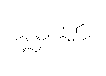 N-cyclohexyl-2-(2-naphthyloxy)acetamide - Click Image to Close