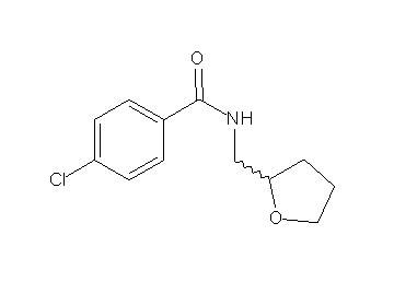 4-chloro-N-(tetrahydro-2-furanylmethyl)benzamide