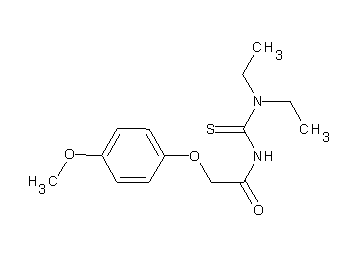 N-[(diethylamino)carbonothioyl]-2-(4-methoxyphenoxy)acetamide
