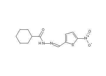 N'-[(5-nitro-2-thienyl)methylene]cyclohexanecarbohydrazide