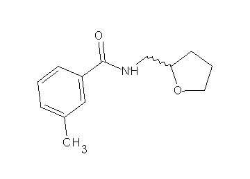3-methyl-N-(tetrahydro-2-furanylmethyl)benzamide