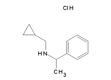 N-(cyclopropylmethyl)-1-phenylethanamine hydrochloride