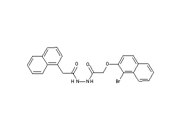 2-[(1-bromo-2-naphthyl)oxy]-N'-(1-naphthylacetyl)acetohydrazide