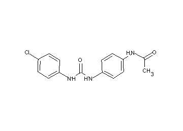 N-[4-({[(4-chlorophenyl)amino]carbonyl}amino)phenyl]acetamide