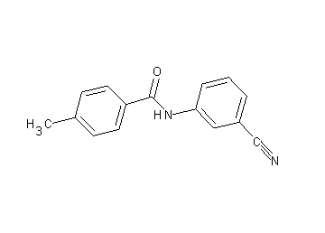 N-(3-cyanophenyl)-4-methylbenzamide