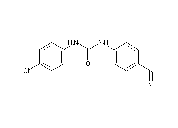 N-(4-chlorophenyl)-N'-(4-cyanophenyl)urea