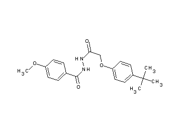 N'-[(4-tert-butylphenoxy)acetyl]-4-methoxybenzohydrazide