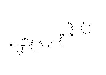 N'-[2-(4-tert-butylphenoxy)acetyl]-2-thiophenecarbohydrazide