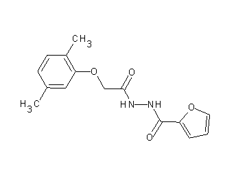 N'-[2-(2,5-dimethylphenoxy)acetyl]-2-furohydrazide - Click Image to Close