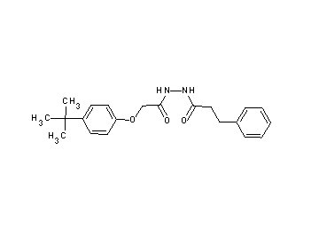 N'-[(4-tert-butylphenoxy)acetyl]-3-phenylpropanohydrazide