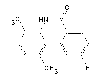 N-(2,5-dimethylphenyl)-4-fluorobenzamide - Click Image to Close