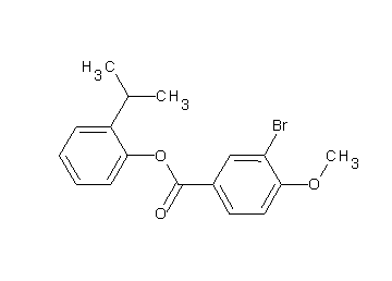 2-isopropylphenyl 3-bromo-4-methoxybenzoate