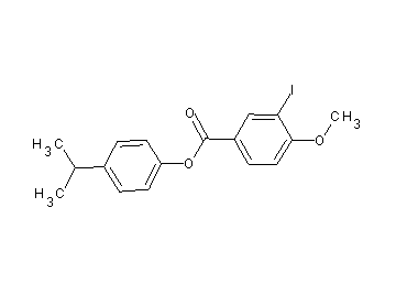 4-isopropylphenyl 3-iodo-4-methoxybenzoate